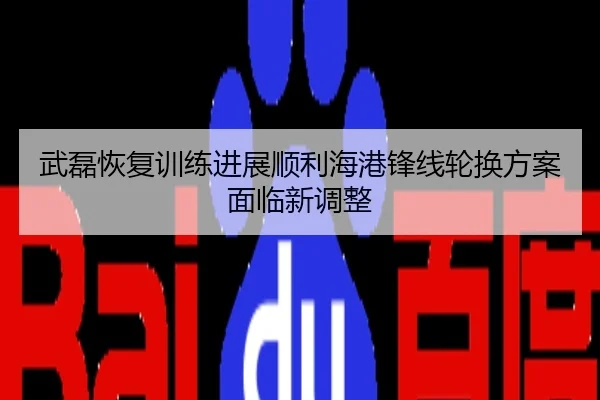 武磊恢复训练进展顺利海港锋线轮换方案面临新调整
